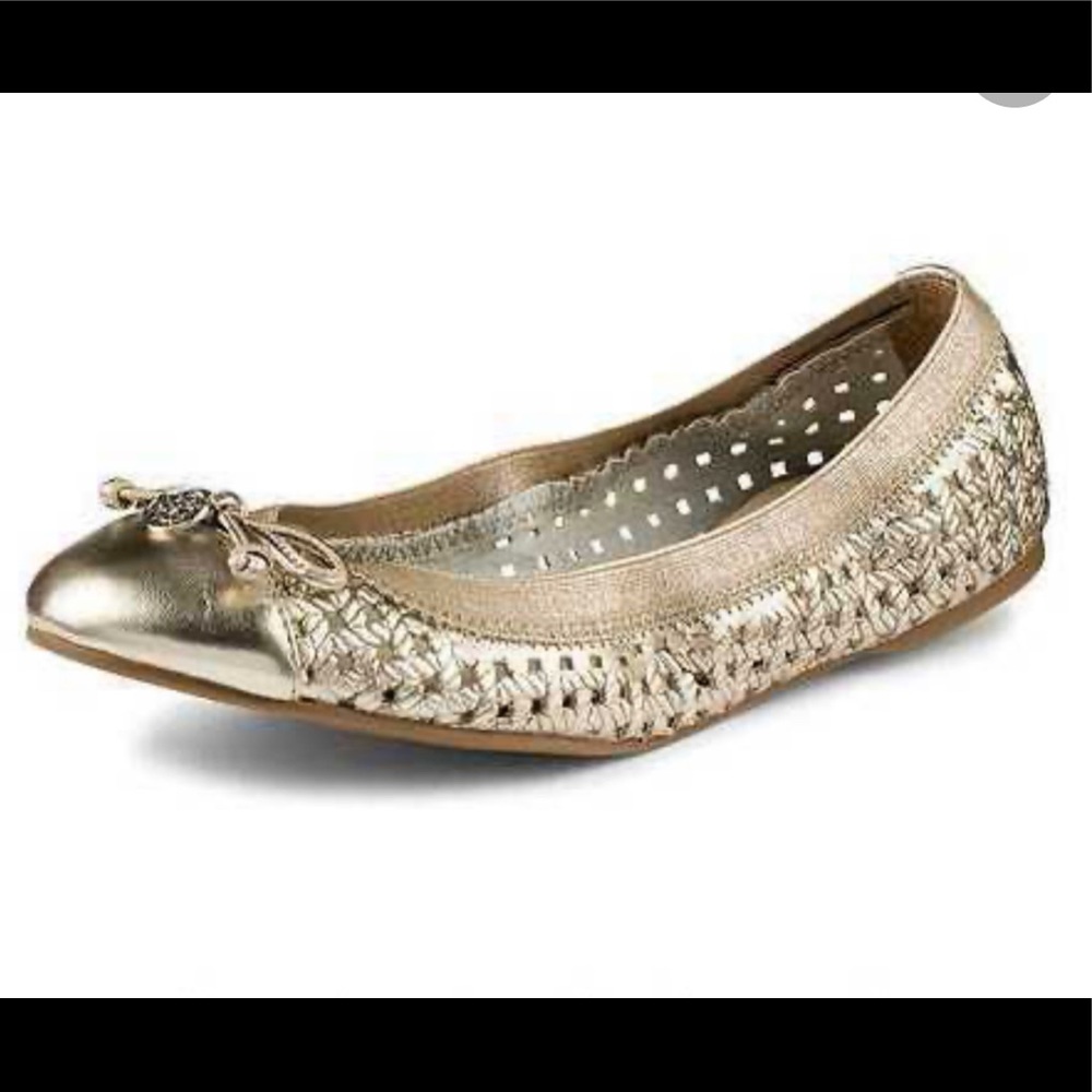 Sperry Elise Embossed Rope Ballet Flats